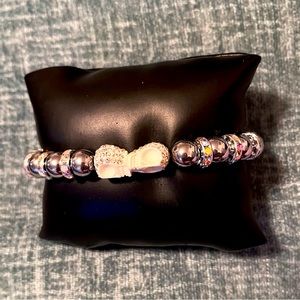 This is a handmade man’s bracelet that’s a show stopper